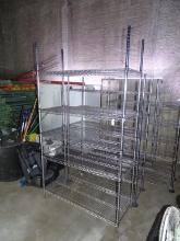 2 NSF WIRE RACKING.