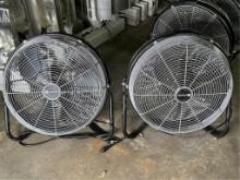 2) UTILITECH FLOOR FAN