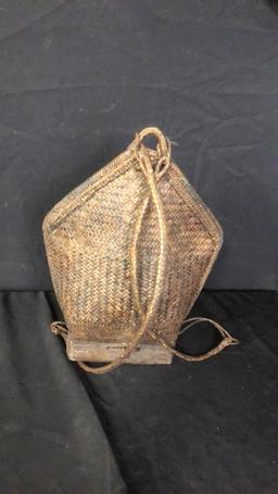 VTG FILIPINO WICKER BACKPACK -- IFUGAO PAISIKING