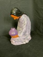 HANDMADE ETHNIC WOMAN STATUE