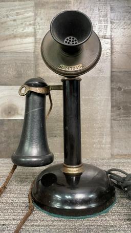 MONARCH TELEPHONE MFG. CANDLESTICK PHONE