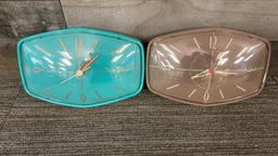 1970s SUNBEAM ELECTRIC WALL CLOCKS