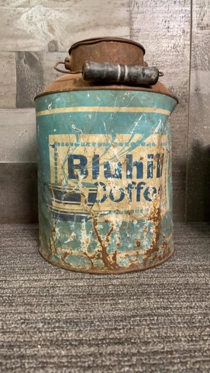 VTG TIN RAILROAD LUNCH PAIL, GAS CAN & COFFEE PAIL