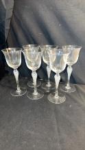 IGOR CARL FABERGE PAVLOVA SATINE CRYSTAL STEMWARE