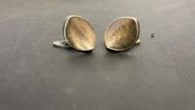 PAIR OF GEROGE JENSEN STERLING CUFF LINKS 13G