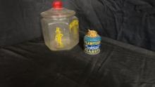 PLANTERS PEANUTS CANISTER JAR & CHOPPER