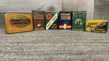 VINTAGE TOBACCO TINS & DART NAIL TIN