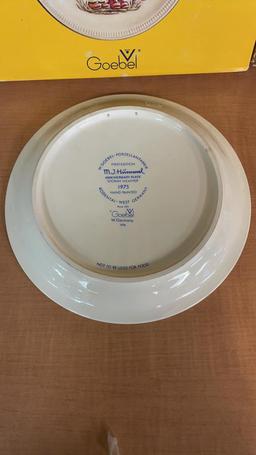 M.I. HUMMEL 1975 & 1980 ANNIVERSARY PLATES