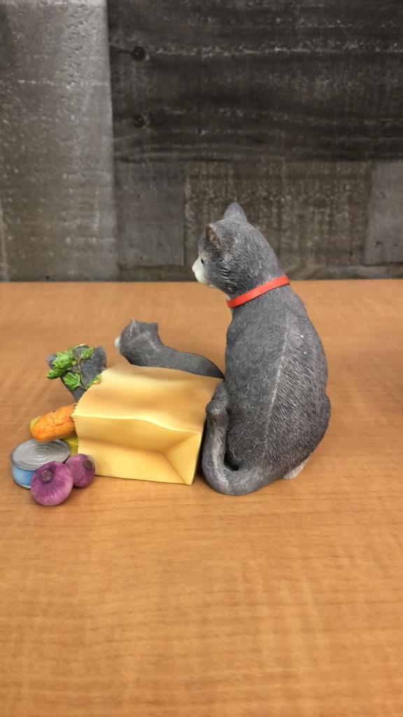 3) LENOX CAT FIGURINES