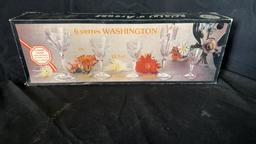 D'ARQUES CRYSTAL "WASHINGTON" STEMWARE & MULE MUGS