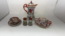 ORIENTAL STYLE GEISHA CHINA SET