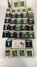 35PC KEEPSAKE MINIATURE CHRISTMAS ORNAMENTS