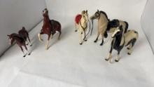 VTG BREYER & HARTLAND PLASTICS MODEL HORSES