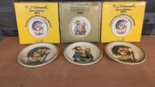 M.I. HUMMEL 1975 & 1980 ANNIVERSARY PLATES