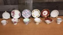 6) DEMITASSE TEACUP & SAUCER SETS