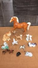 BESWICK ENGLAND GLOSSY PALOMINO HORSE FIGURINE +