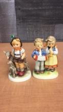 M.I. HUMMEL FIGURINES GOAT HERDER & HAPPY DAYS