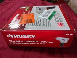 Husky 1/2" Impact Wrench, 300 FT-LBS