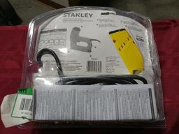 Lot of 2 QEP Professional Tile Cutter and Stanley Electric Stapler/Nail Gun