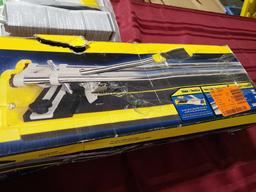 Lot of 2 QEP Professional Tile Cutter and Stanley Electric Stapler/Nail Gun