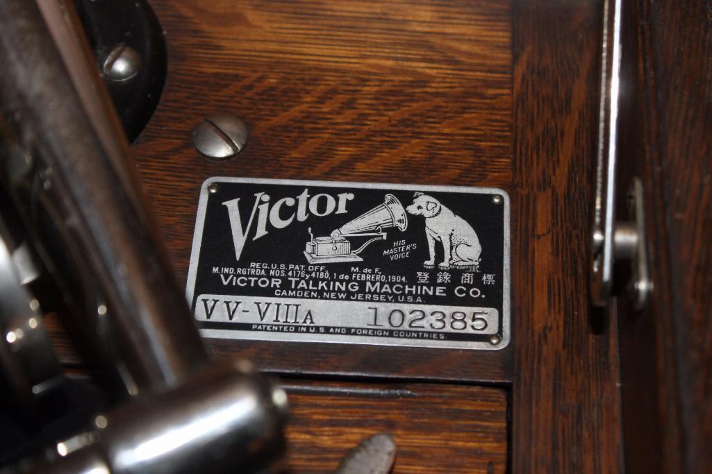 Victor Talking Machine "Victrola" Phonograph, Countertop Model