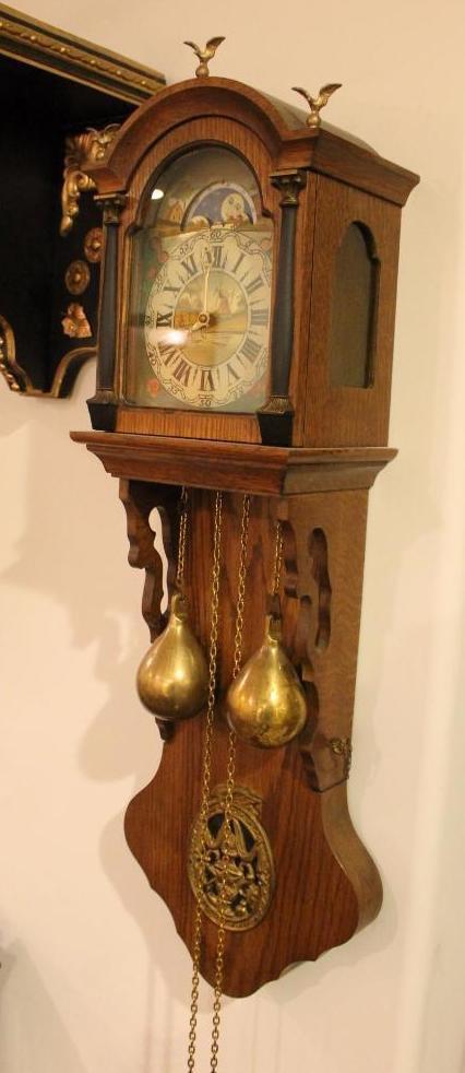 Holland Weight Driven Wall Clock, Very Ornate