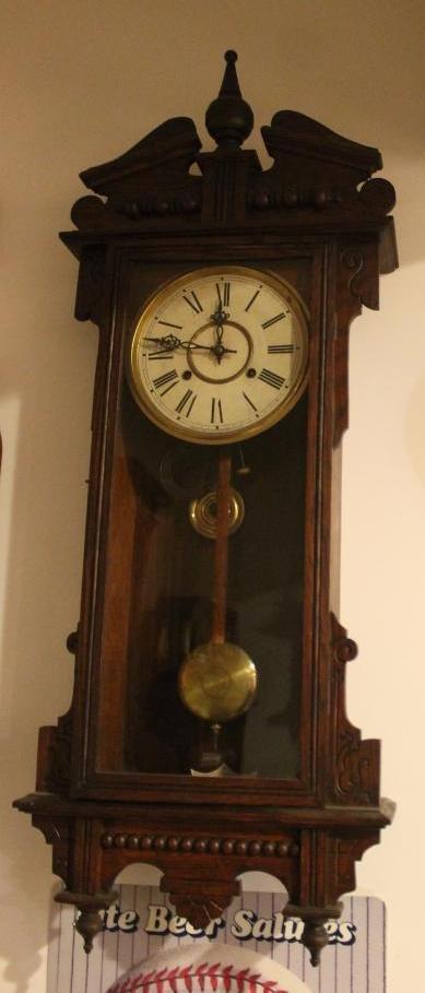 Waterbury Oak Eton No. 625 Wall Clock