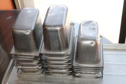 Lot of 18 1/9 Steam Table Pans, NSF