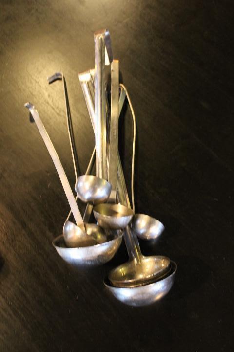 Lot of 10 SS Ladles, Misc Sizes, NSF