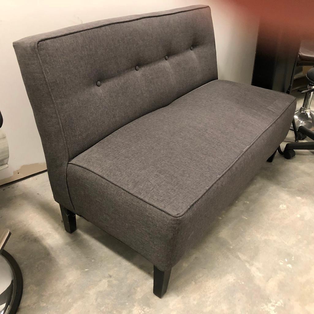 Lobby Style Sofa Bench, Upholstered, 48"