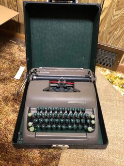 Smith-Corona Sterling Typewriter w/ Case