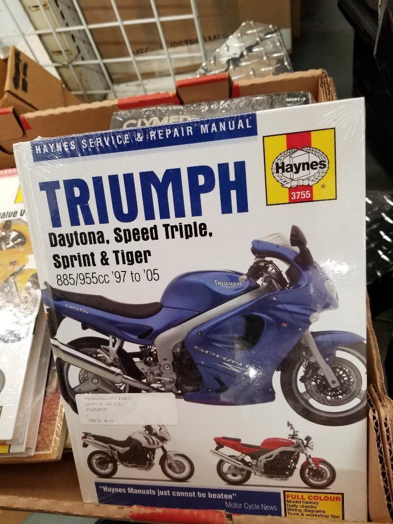 HAYNES TRIUMPH DUCATI BSA NORTON MOTO-GUZZI & CLYMER BMW WORKSHOP MANUAL