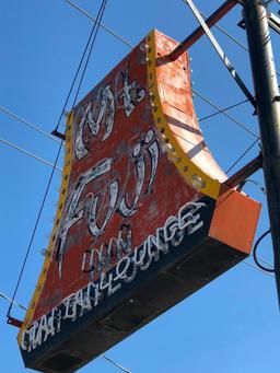 Iconic Exterior Neon Sign Mt Fuji Inn Mai Tai Lounge - Double Sided Neon Sign