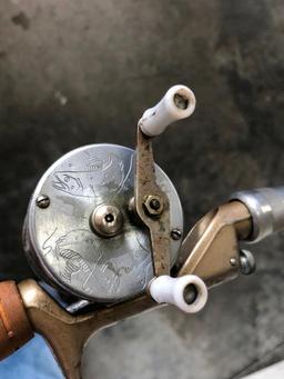 Old Fishing Rod and Reel Combo