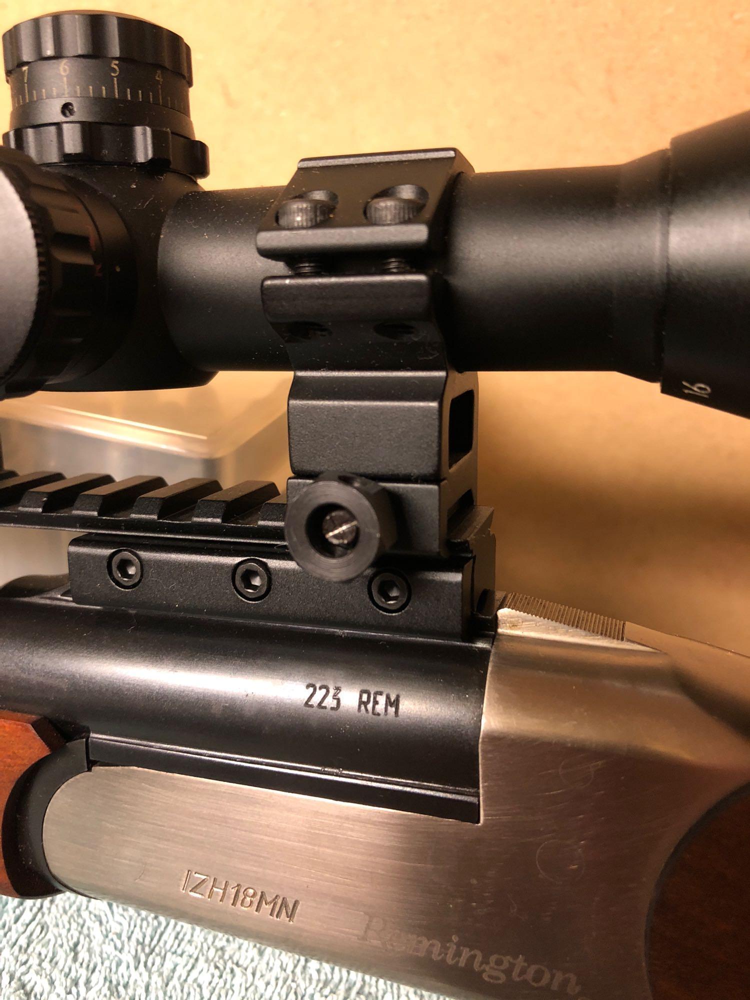 Remington Model IZH18MN.223 cal SN: 071849341R w/ Centerpoint Scope