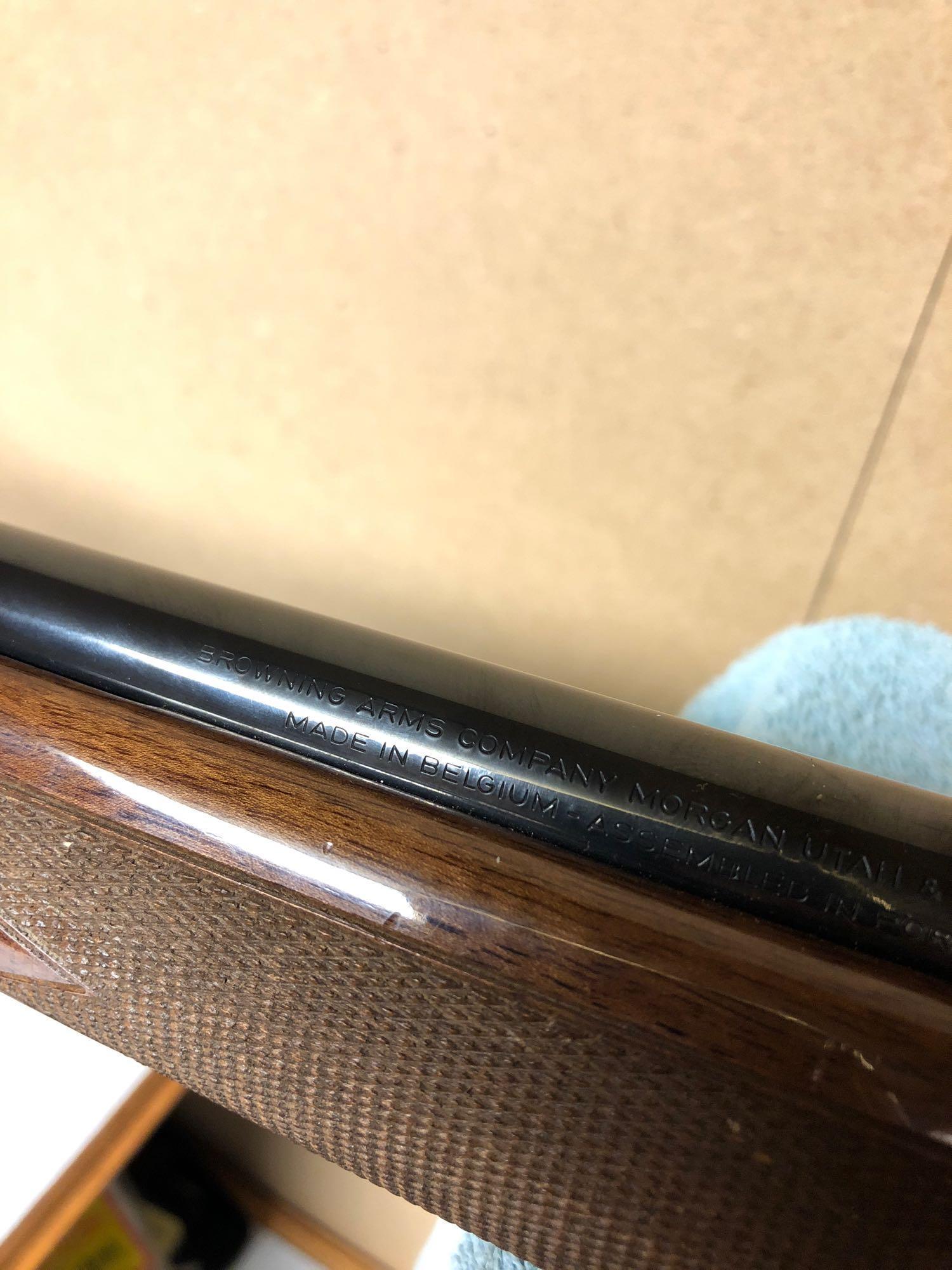 Belgium Browning Bar II .223 Safari Engraving w/ Wide Angle Scope, SN: 107NW33028