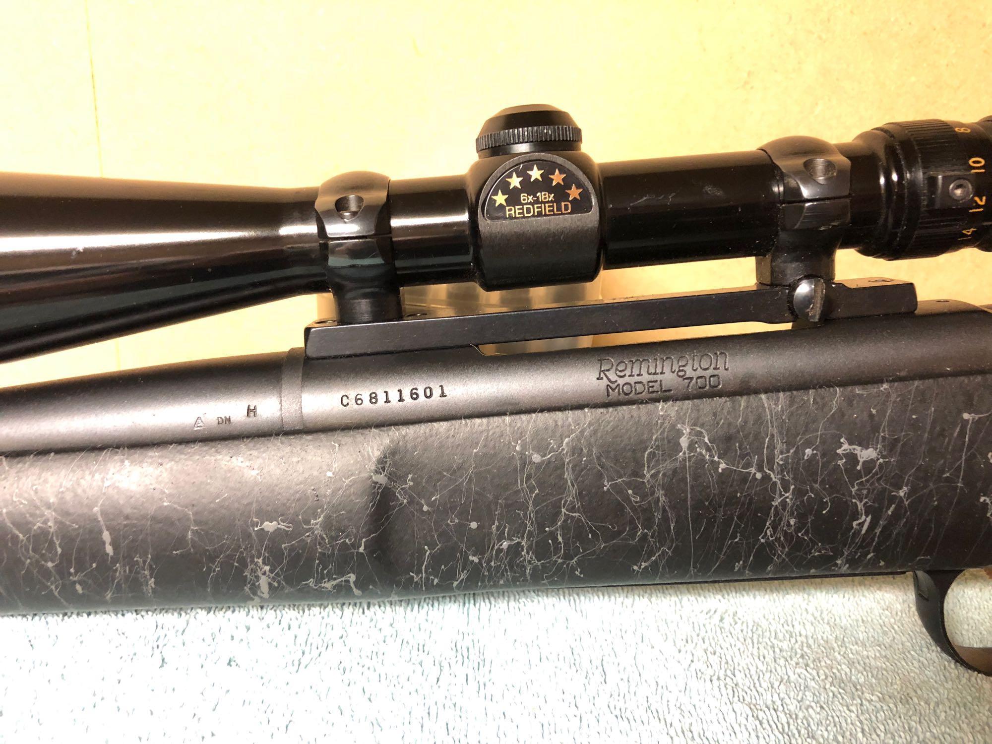 Remington Model 700 Sendero Special .25-06 cal SN: C6811601 w/ Redfield 6-18X40 Scope