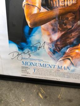 Signed Doug McDermott Creight Bronze Statue Monument Man