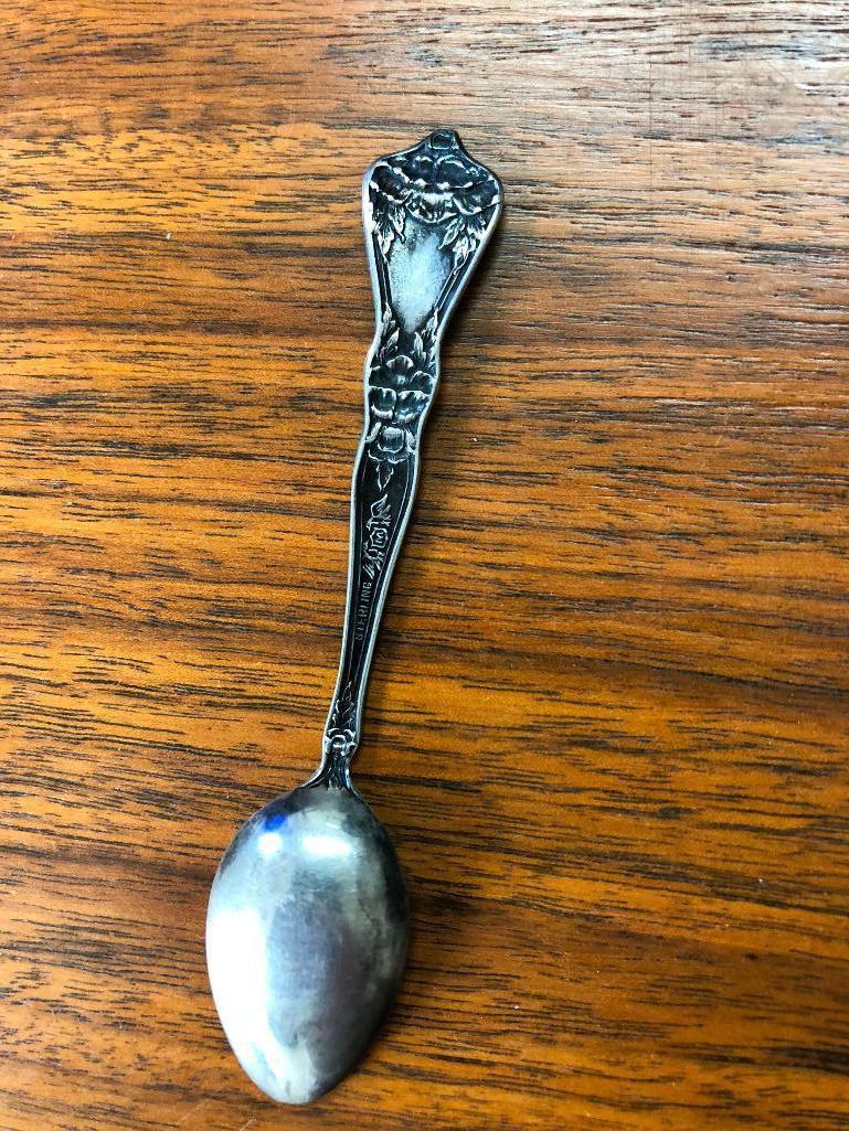 Lot of 2 Omaha Souvenir Spoons, Sterling Silver