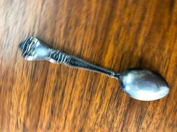 Lot of 2 Omaha Souvenir Spoons, Sterling Silver