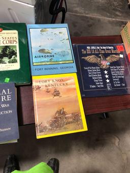 Military related books and record