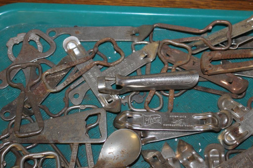 Large Lot of Beer Related Bottle & Can Openers aka Church Keys, Local Breweries, Others