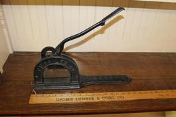 Cupples Co. Cast Iron Tobacco Cutter