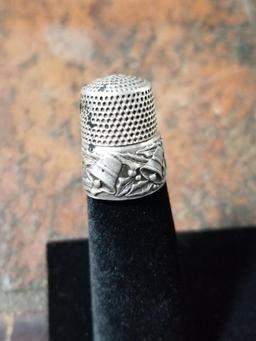Sterling Silver Sewing Thimble