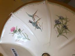 Kohler Artist Addition Prarie Flowers of the Midwest by Aldo Leopold Pedestal Sink