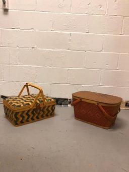 Two Picnic Baskets