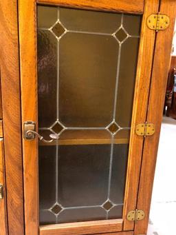 Early 70's Keepsakes by Pulaski, Recreated by Leonard Eisen. Reproduction Ice Box. 44" Long, 41"