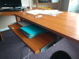 L-Shaped Office Desk Appx. 6' Long Each Side
