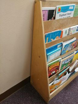 5-Tier Children's Bookcase w/ Contents