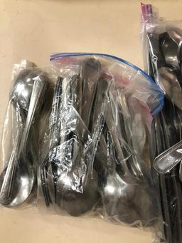 Misc. Lot of Stainless Steel Silverware, Mostly Spoons